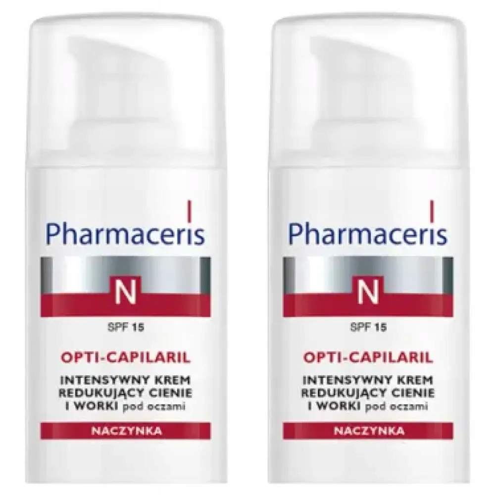 2x Pharmaceris N Opti-Capilaril Spf 15, krem pod oczy, 15 ml