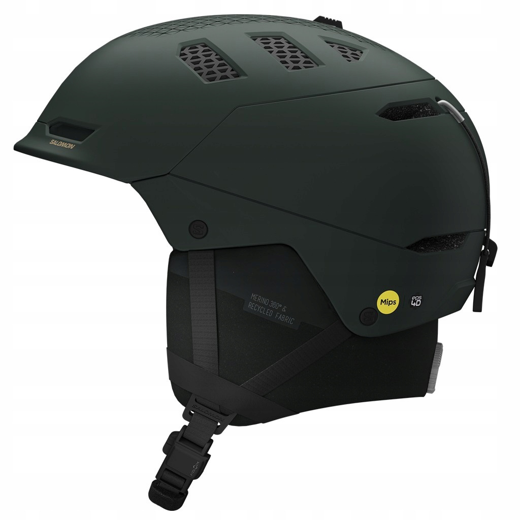 Lyžařská přilba Salomon Husk Prime Mips Zelená, velikost S (53-56 cm)