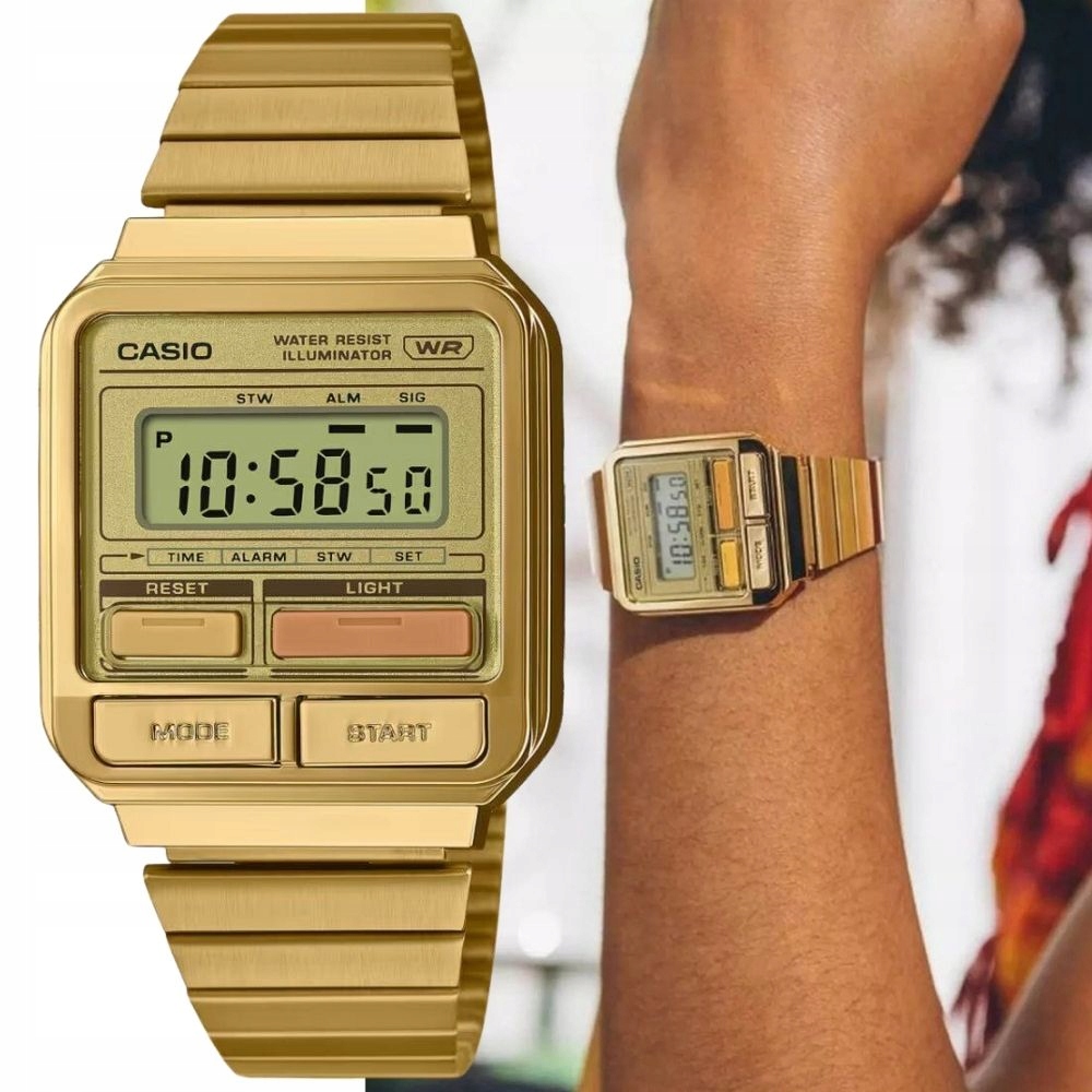 Nové Originální Hodinky Casio A120WEG-9AEF Vintage