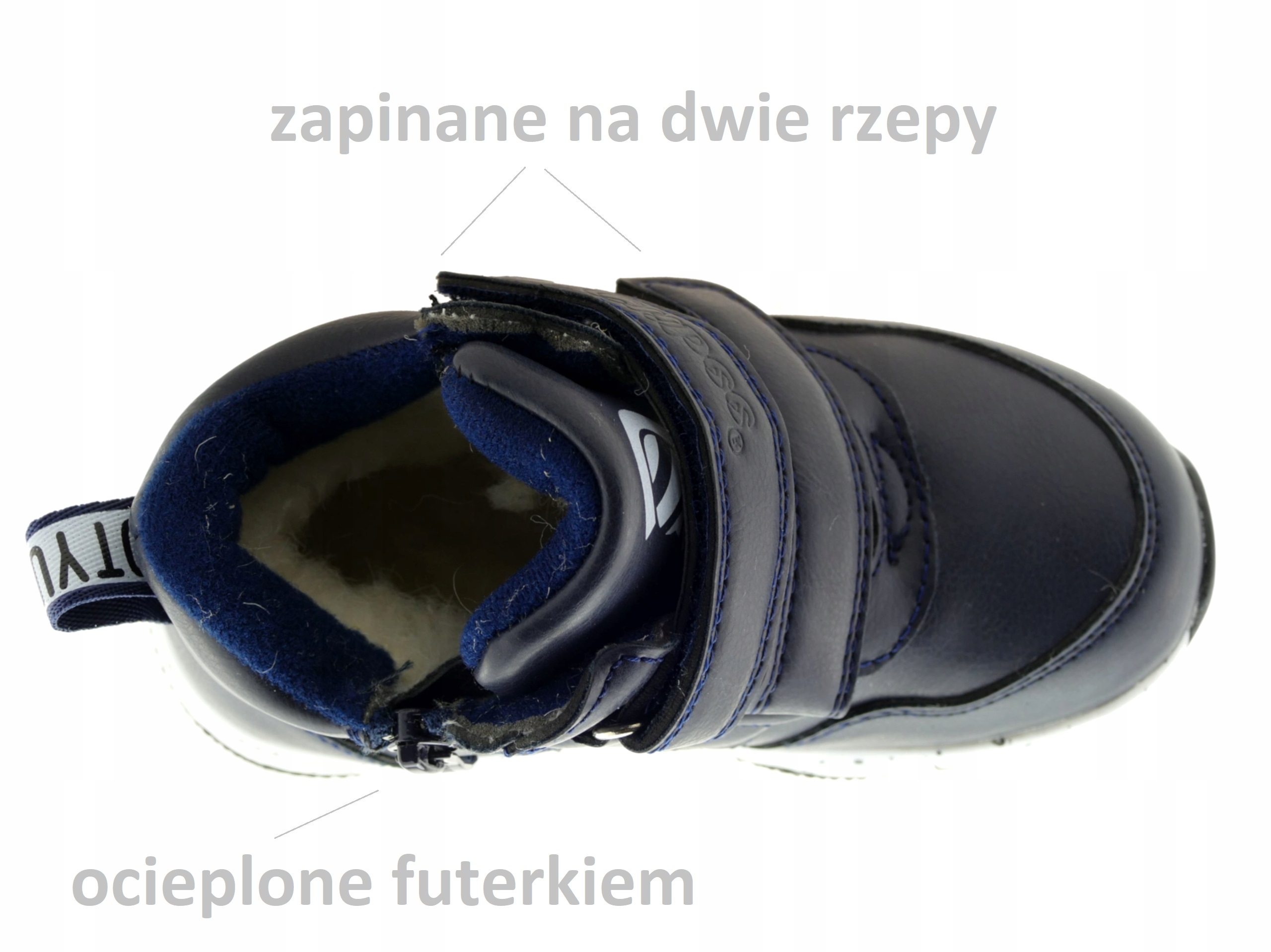 BUTY ZIMOWE CHŁOPIĘCE OCIEPLANE ŚNIEGOWCE RZEPY 26 Płeć chłopcy