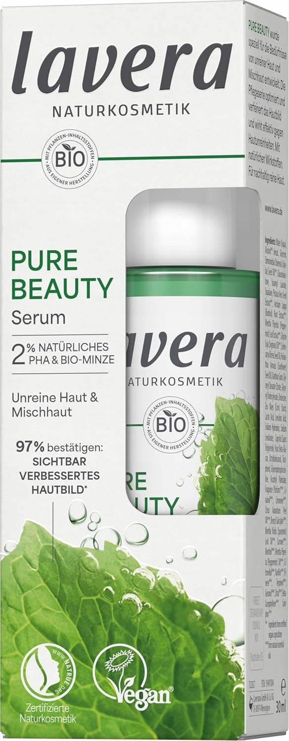 Lavera Sérum 2% Pha máta smíšená, mastná a znečištěná pleť 30 ml