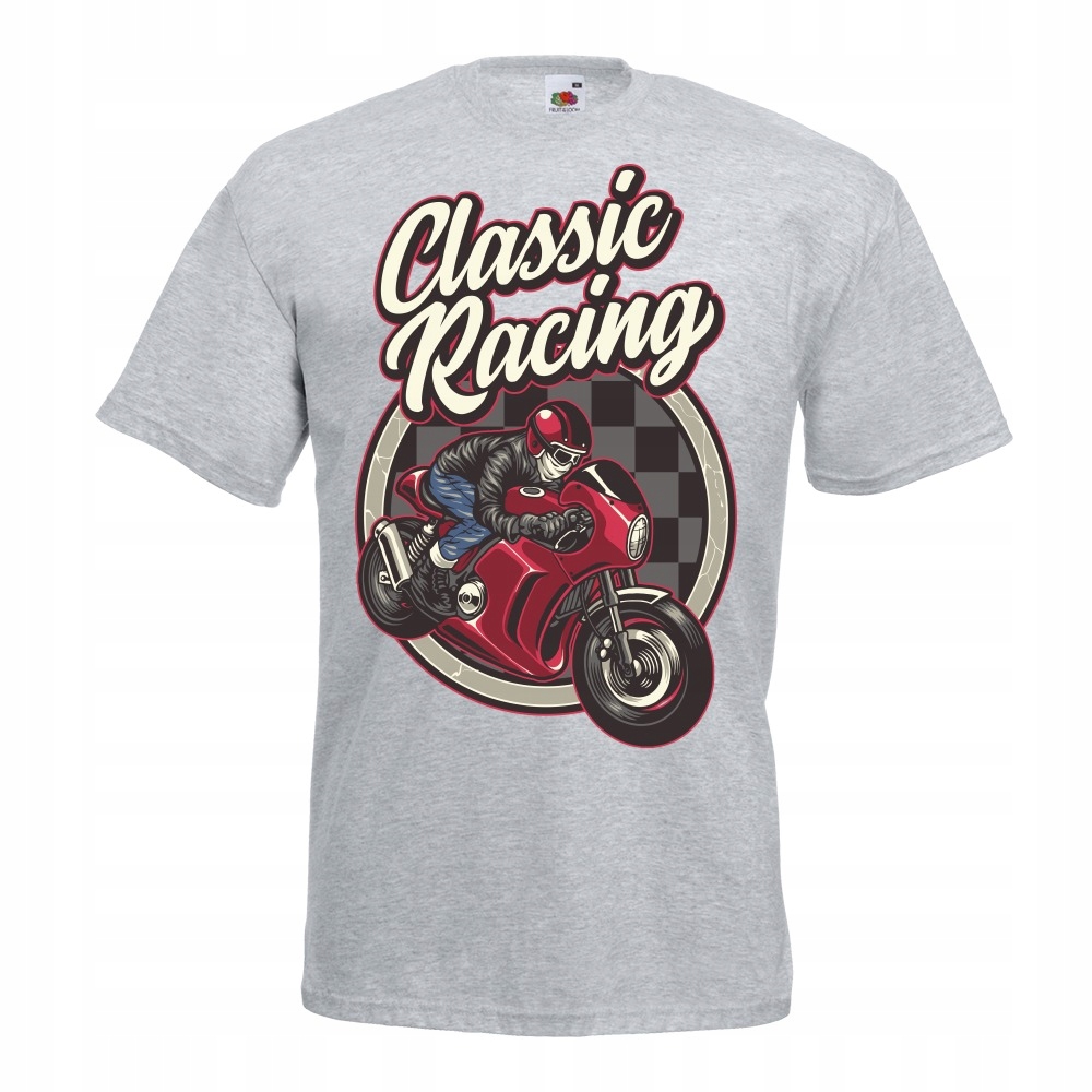 

Koszulka motocykl motor motocyklista XXL szara