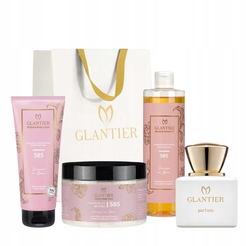zestaw upominkowy Glantier 585 z torbą i kosmetykami