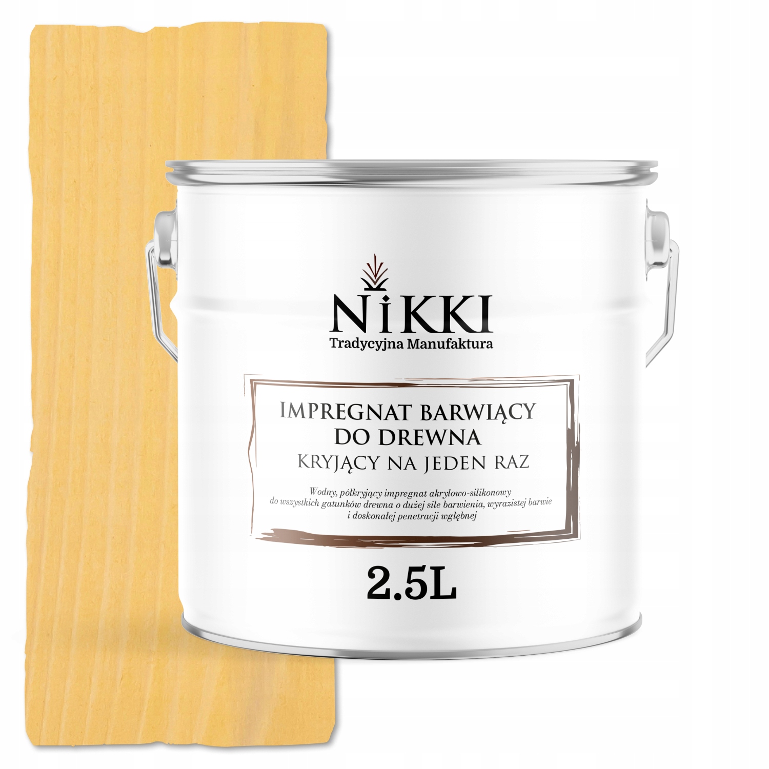 Impregnace Na Dřevo Extra Barva S Vosky Chrání Barvy Najednou Borovice 2,5L