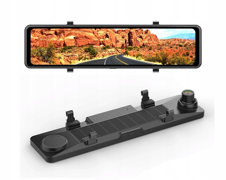 Rejestrator 12'' 4G Kamera tylna WiFi Android ADAS Marka Home Automation