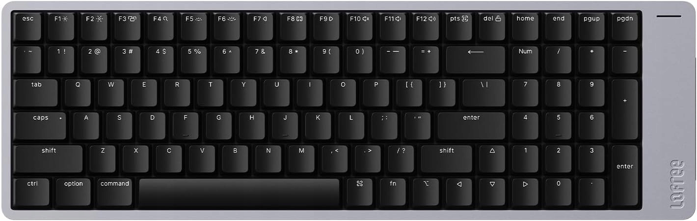 Klawiatura Mechaniczna Niskoprofilowa 3W1 Bezprzewodowa Aluminiowa Lofree