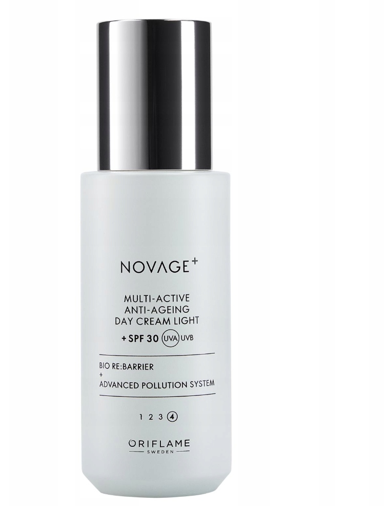 Oriflame Multiaktywny lekki krem przeciwstarzeniowy na dzień Novage+ Spf 30