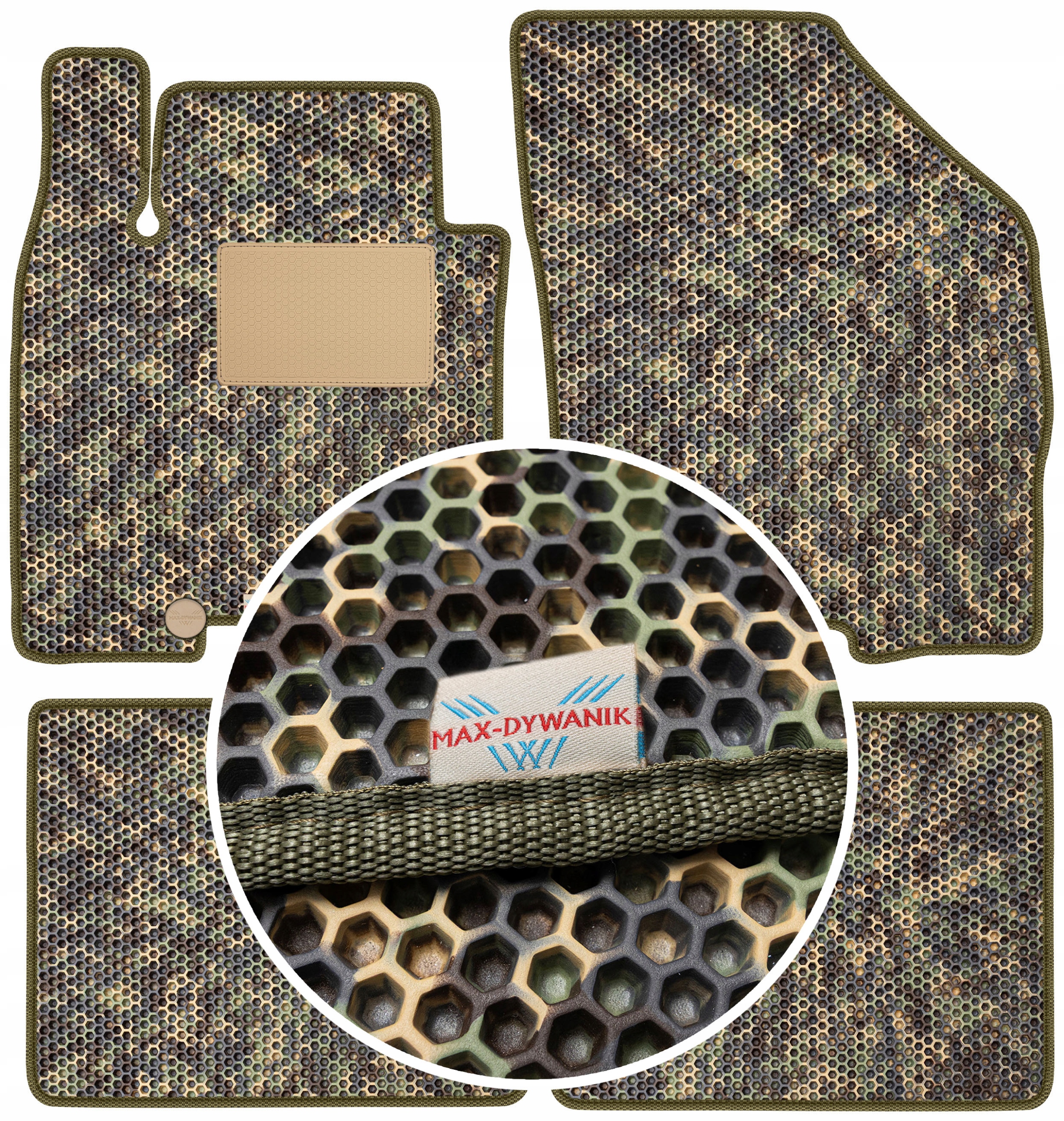 Suzuki Baleno II 2016 Gumové rohože do auta Eva Moro