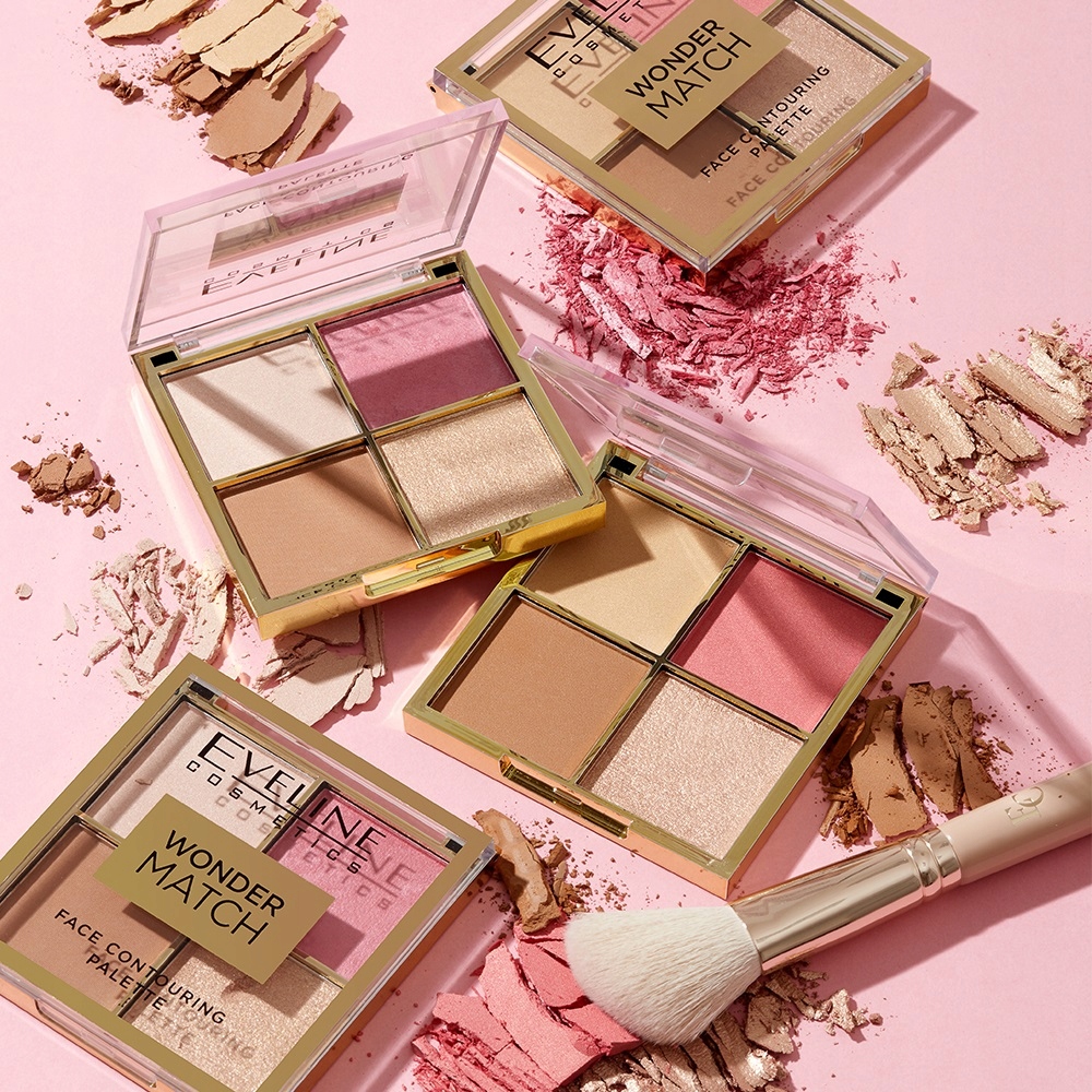 Eveline Cosmetics Wonder Match paletka do konturowania twarzy No 01 Rodzaj paleta
