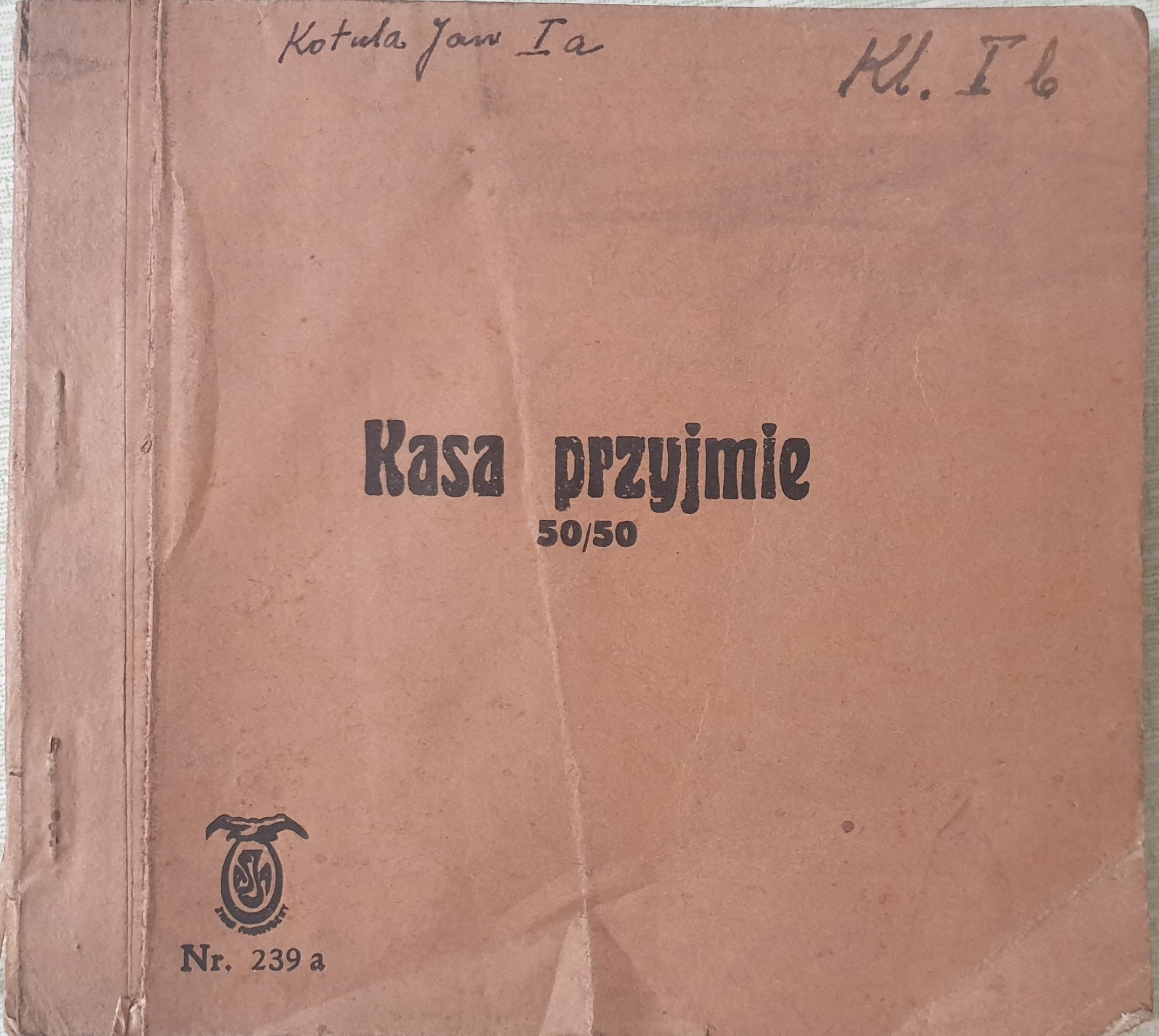 książeczka KASA PRZYJMIE Kraków 1937