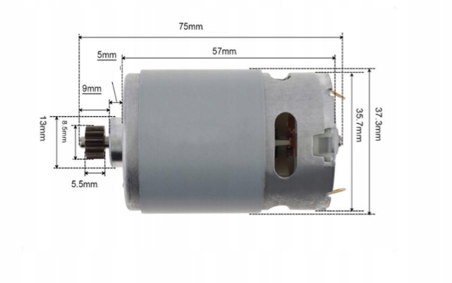 Двигатель постоянного тока RS 785 18 - 21V-сменный двигатель