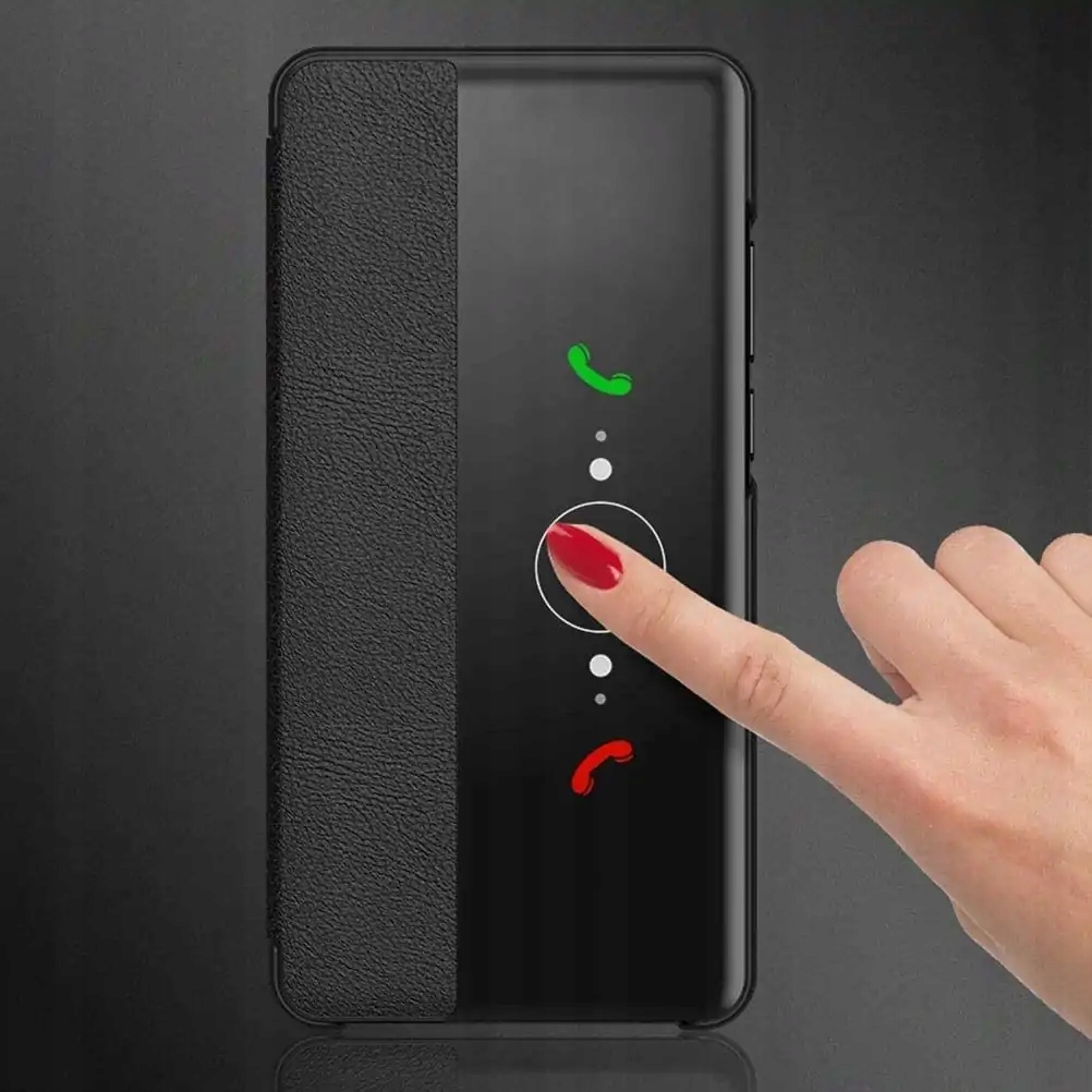 Etui SMART VIEW LEATHER do Samsung Galaxy S21 5G, Case z klapką + SZKŁO 9H Marka YouTab