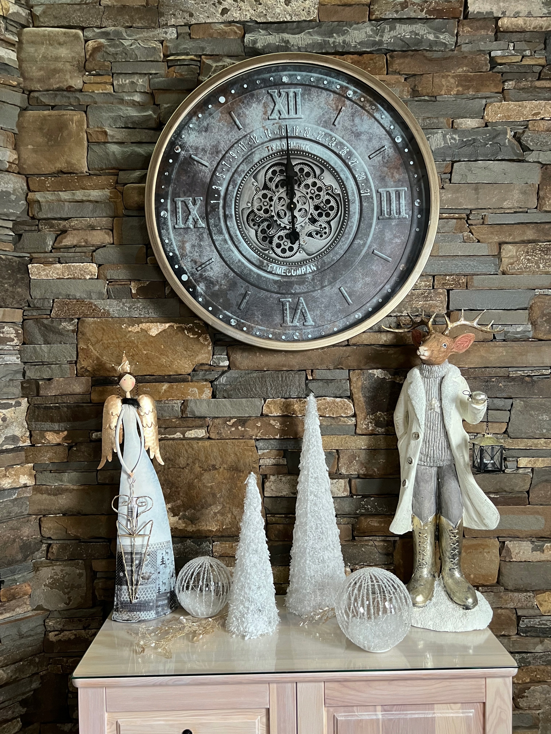 CHOINKA BIAŁA LED DEKORACJA ŚWIĄTECZNA KOMPLET Marka inna