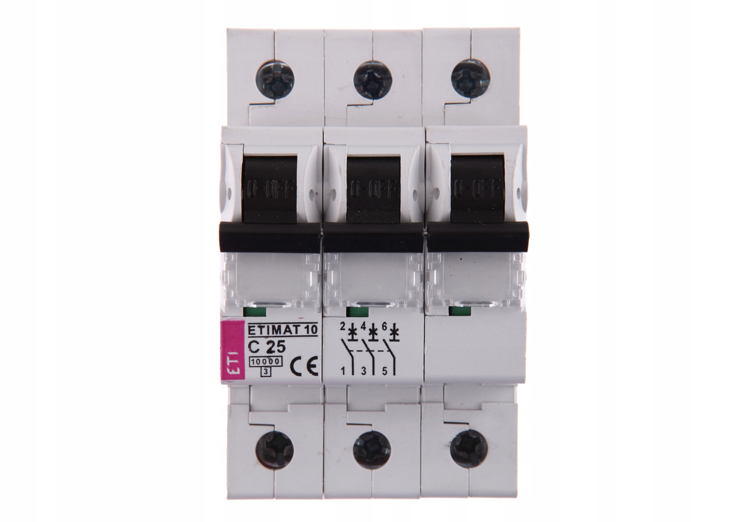 Nadproudový Spínač Pojistka 3P C25A 10kA Ac Etimat 10 Eti 002135718