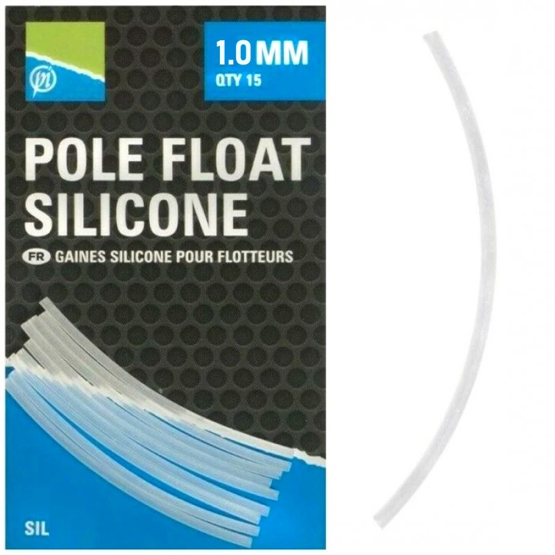 Igielity Wężyki Silikonowe Do Spławika Preston Pole Float Silicoe 1.0mm 15x