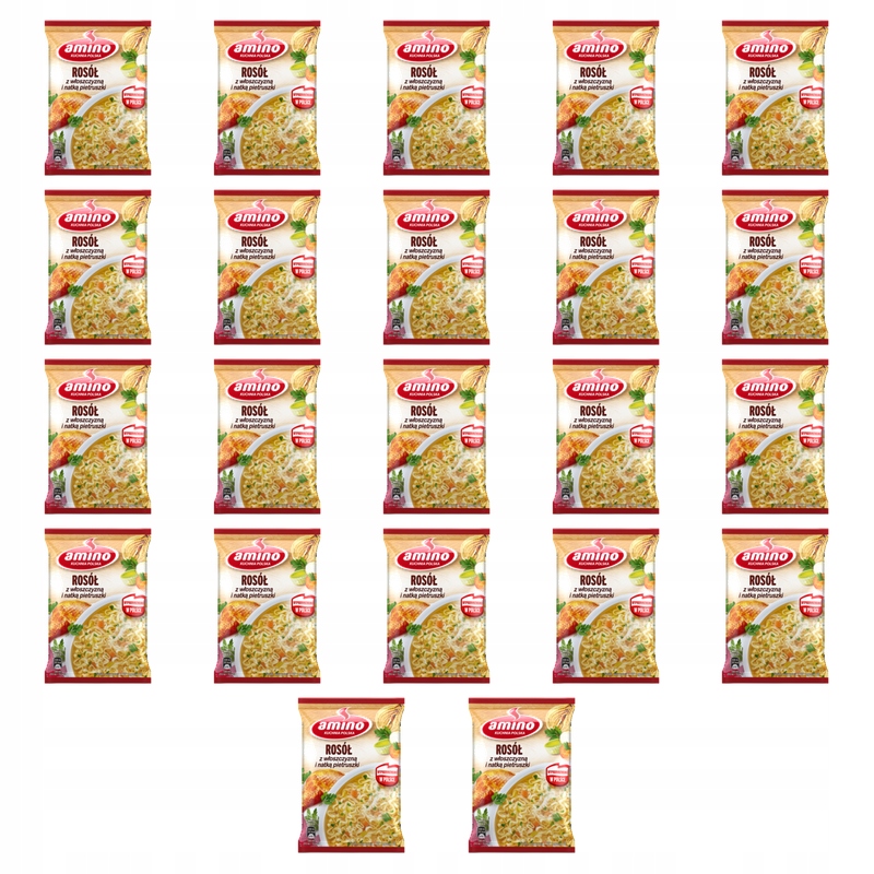 Amino Instantní polévka vývar s kořenovou zeleninou a natí 59 g X22