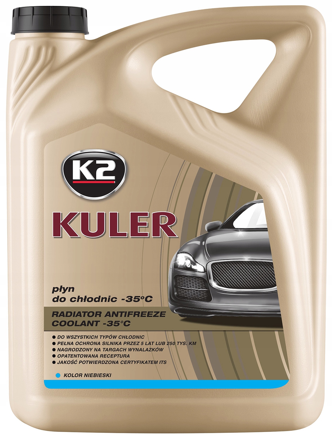 

K2 Kuler Gotowy Płyn Do Chłodnic Niebieski - 5L