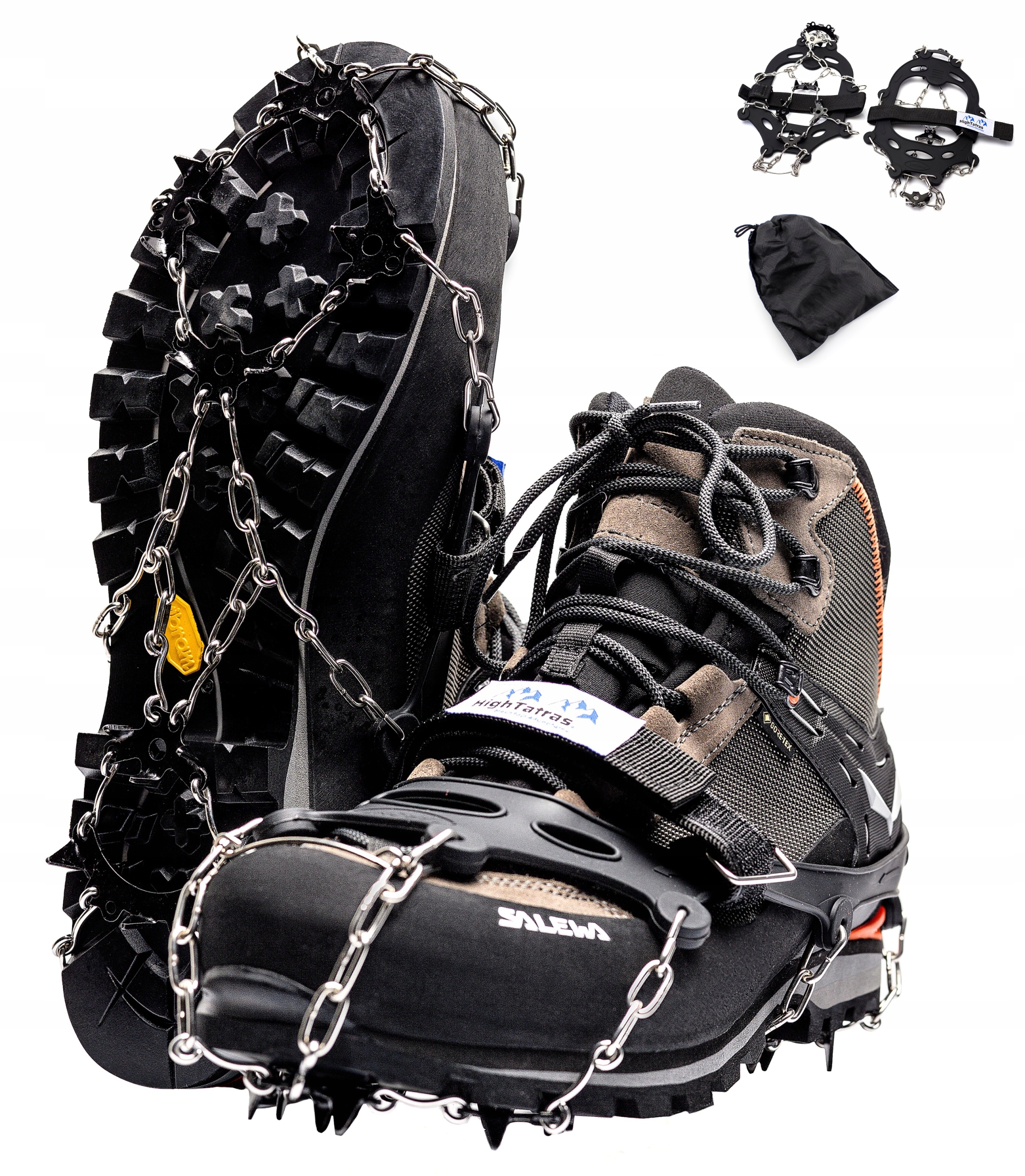 

Nakładki Antypoślizgowe Raczki Kolce Buty Raki L