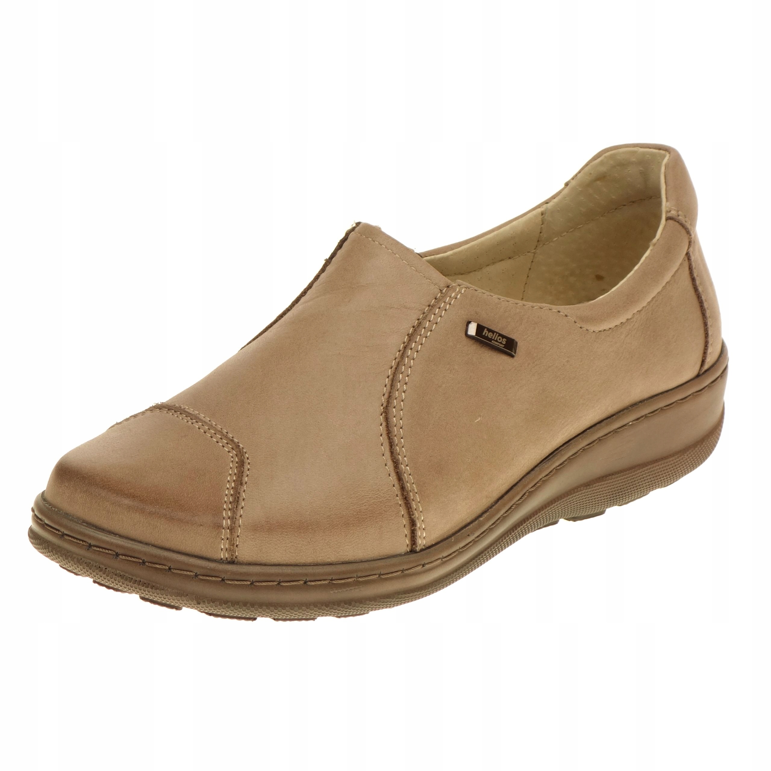 Dámské polobotky Helios Komfort Soft Kožené Pohodlné na zip 36