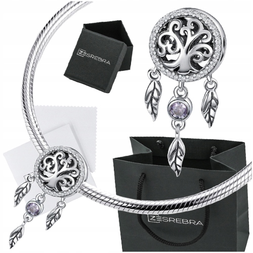 

Charms Łapacz Snów do Pandora srebro 925 koralik