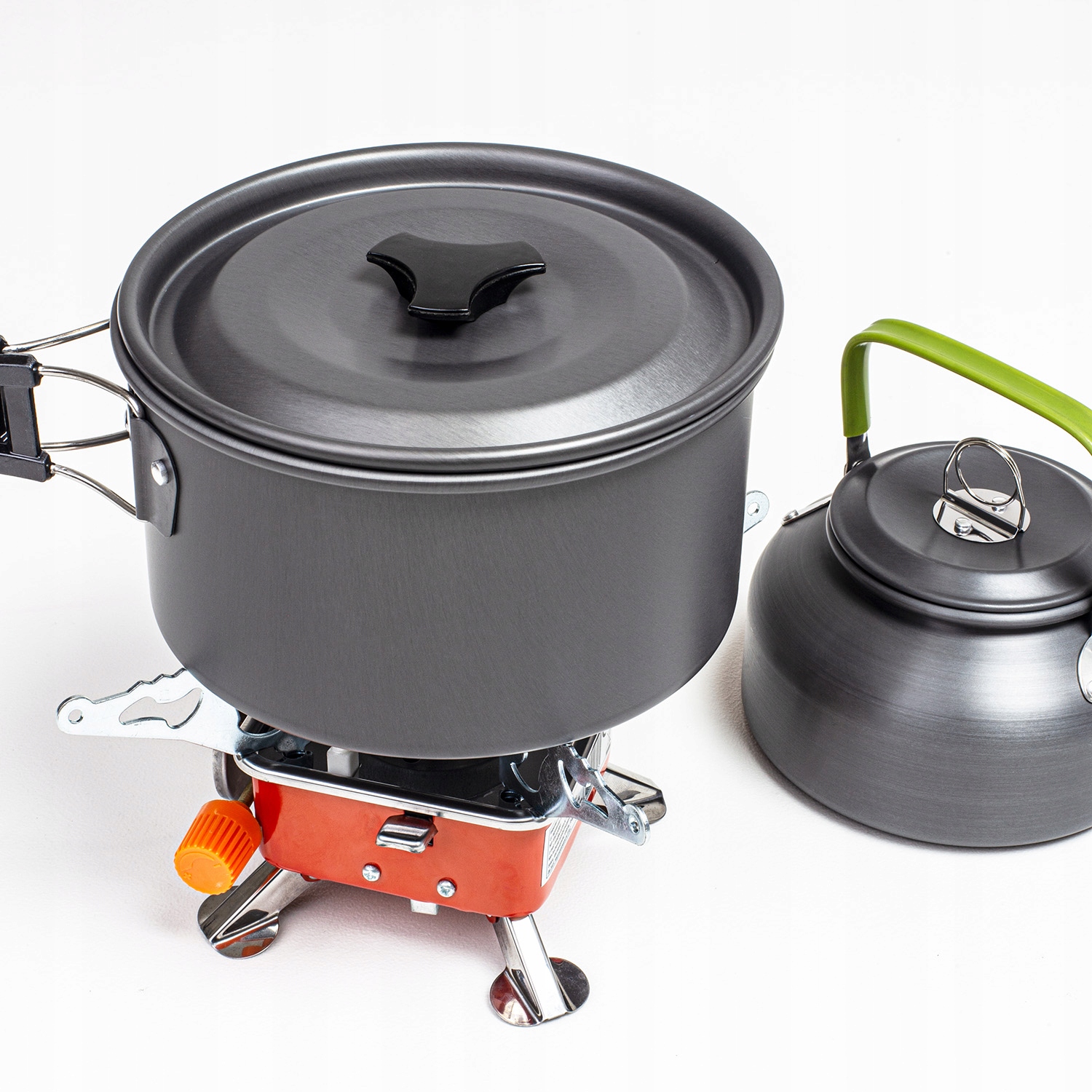 NACZYNIA TURYSTYCZNE ZESTAW GARNKÓW NACZYŃ KEMPINGOWYCH DO GOTOWANIA Pojemność 0.8 l