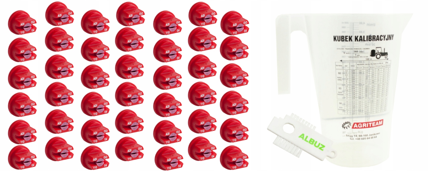 11004 - КОМПЛЕКТ НАСАДОК ДЛЯ БАЛКИ 21M ADI 110 04 ALBUZ + БЕЗКОШТОВНО