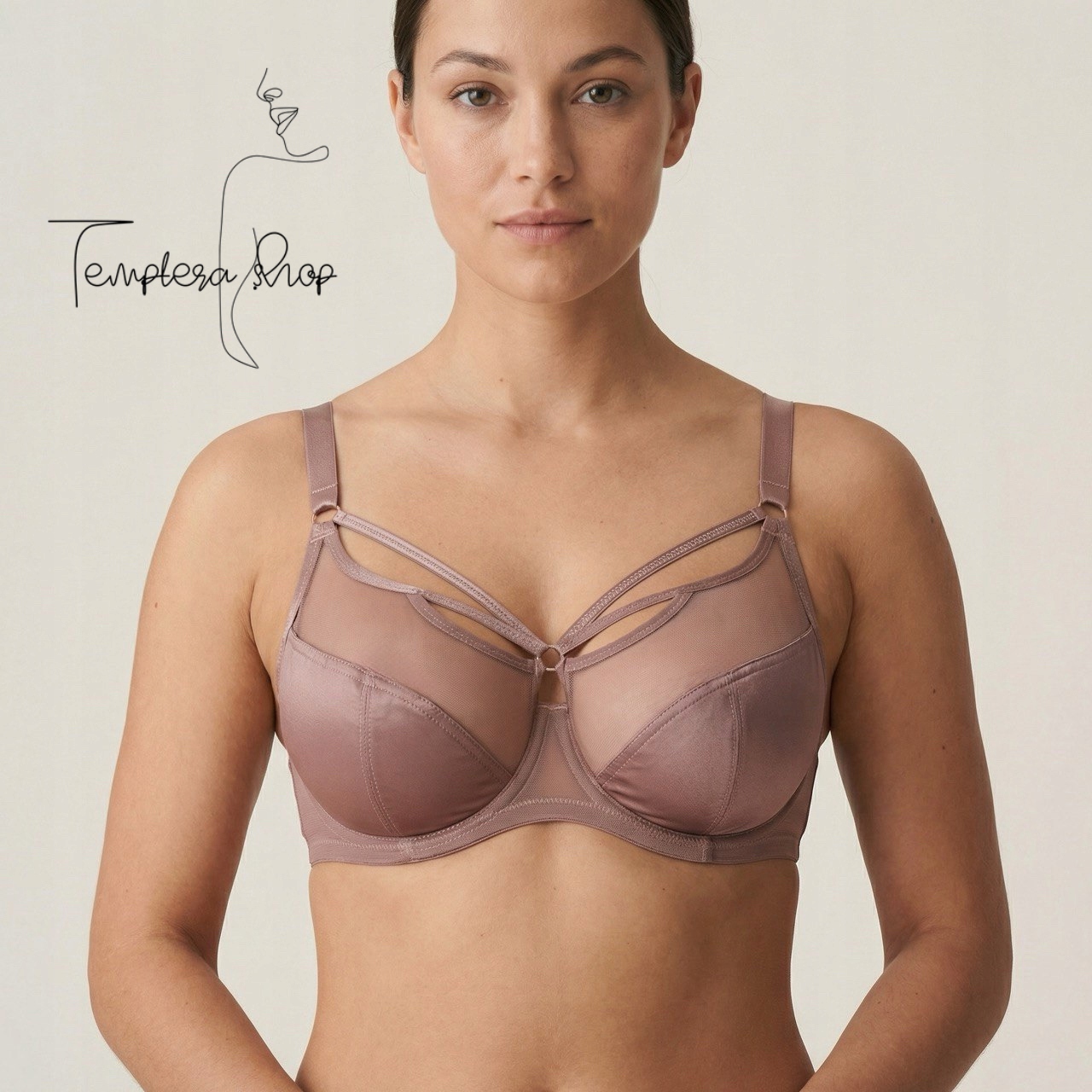 Biustonosz Butterfly Mocca Subtille Miękki Soft 80E