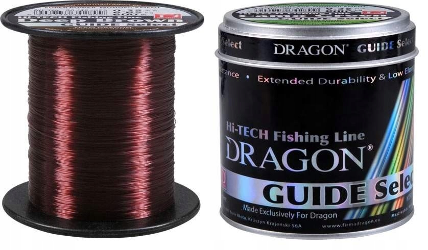 Żyłka Dragon Guide Select Deep Brown 0.20MM 600 M
