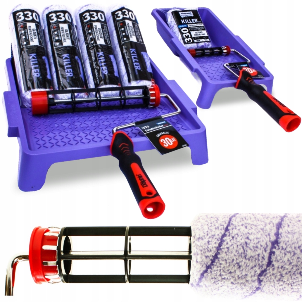 Blue Dolphin 330 Malířská Sada Váleček Killer 25CM 10CM Kyveta Štětiny 9mm