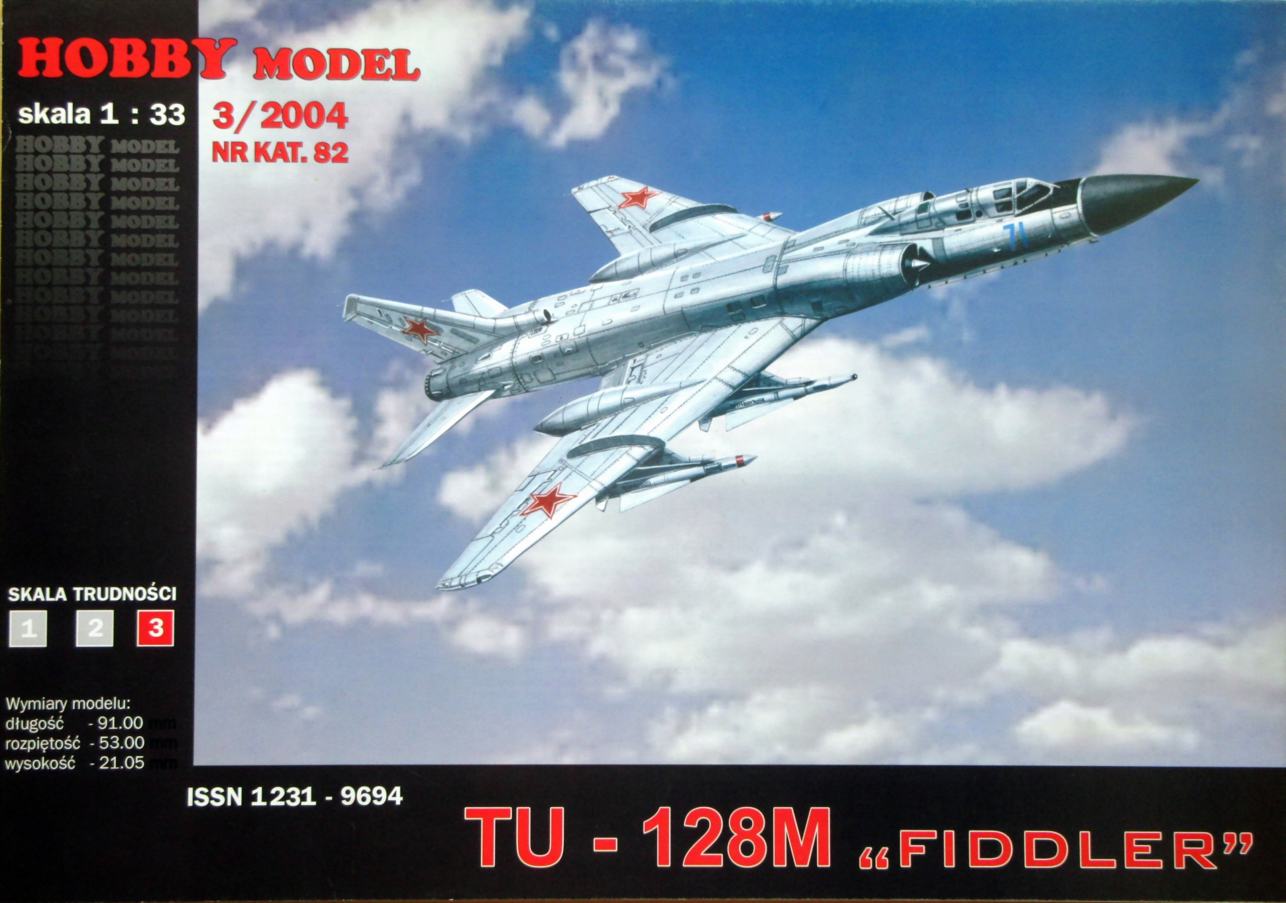 Hobby Model 82 Samolot TU-128M FIDDLER