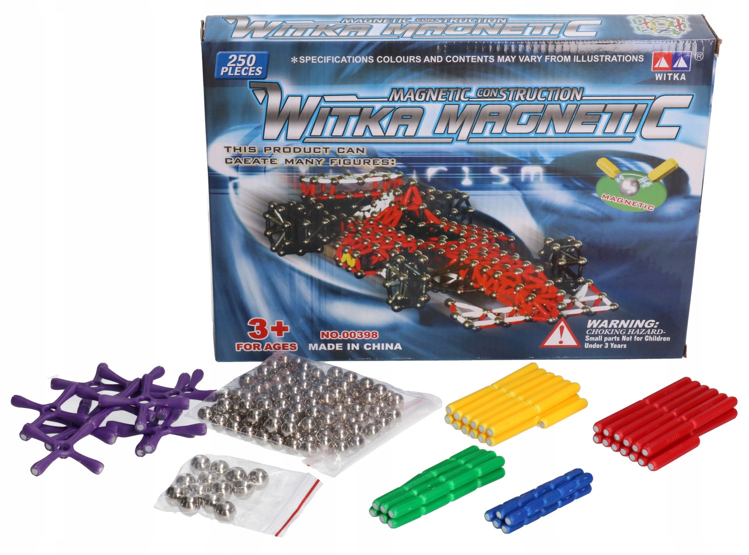 

Klocki Magnetyczne 250el 3972
