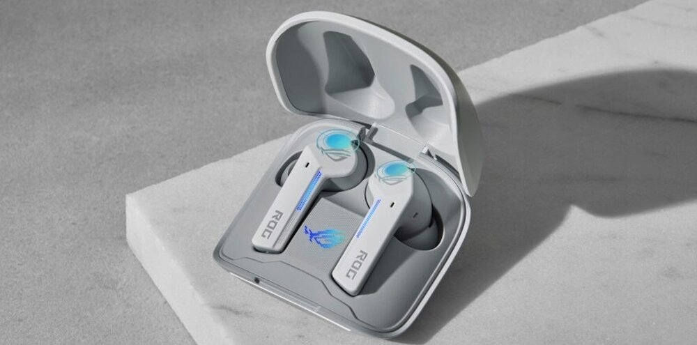 Słuchawki ASUS ROG Cetra True Wireless Biały Konstrukcja otwarta