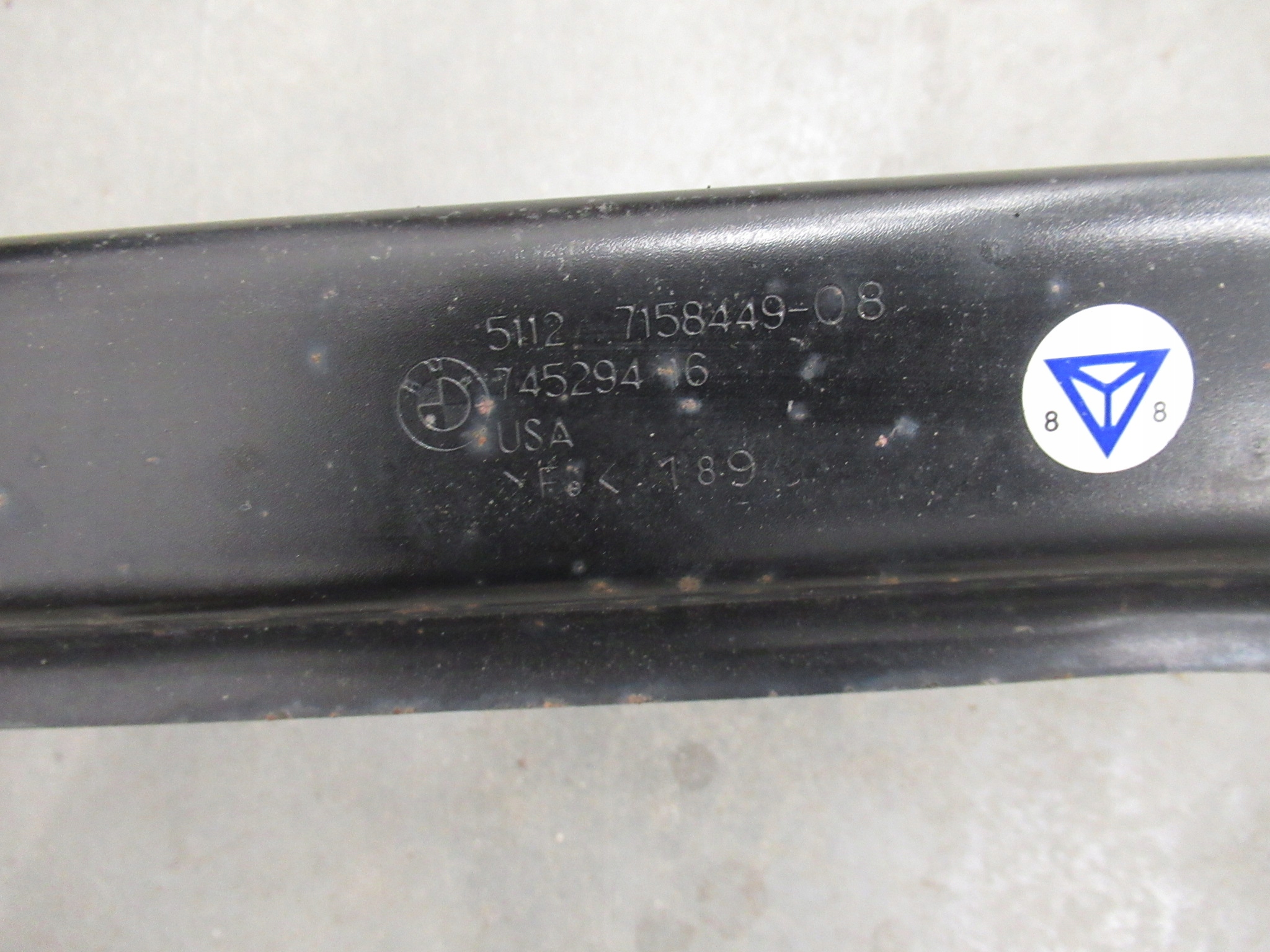 Consolle TRAVERSA paraurti posteriore BMW e70 X5 e71 X6