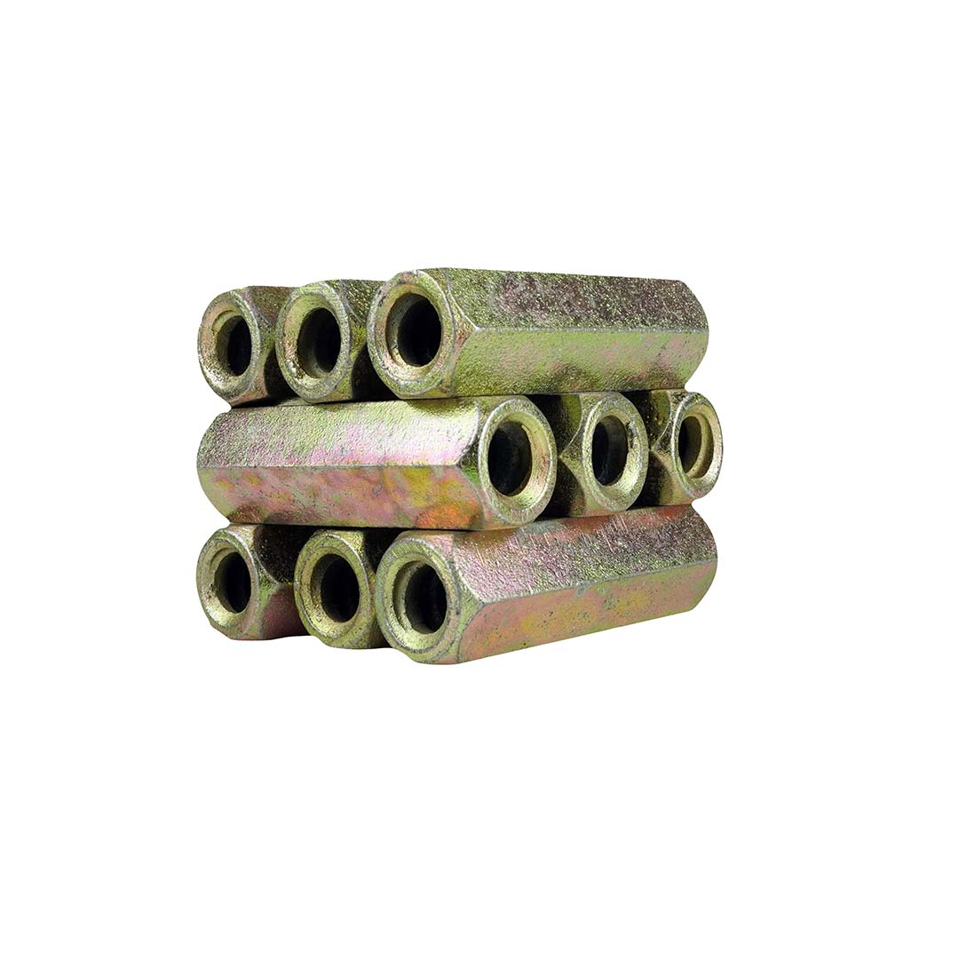 Nakrętka sześciokątna 100mm na ankry ściąg pręt szalunki OCYNK 20x Materiał metalowe