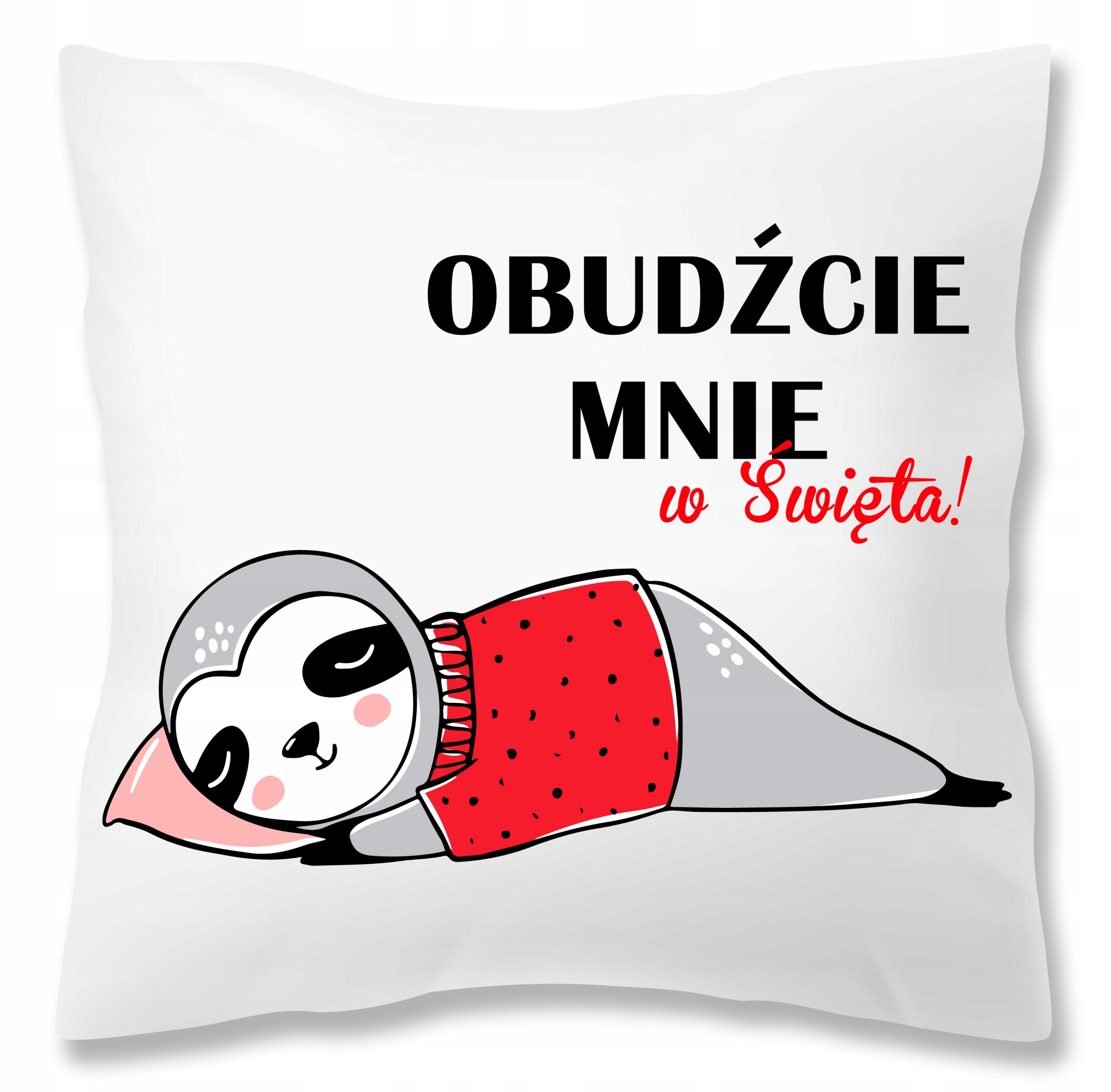 

Poduszka Leniwiec śmieszne Święta