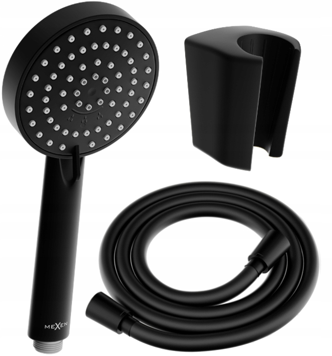 

Mexen Zestaw Prysznicowy Słuchawka R-75 Wąż Czarny