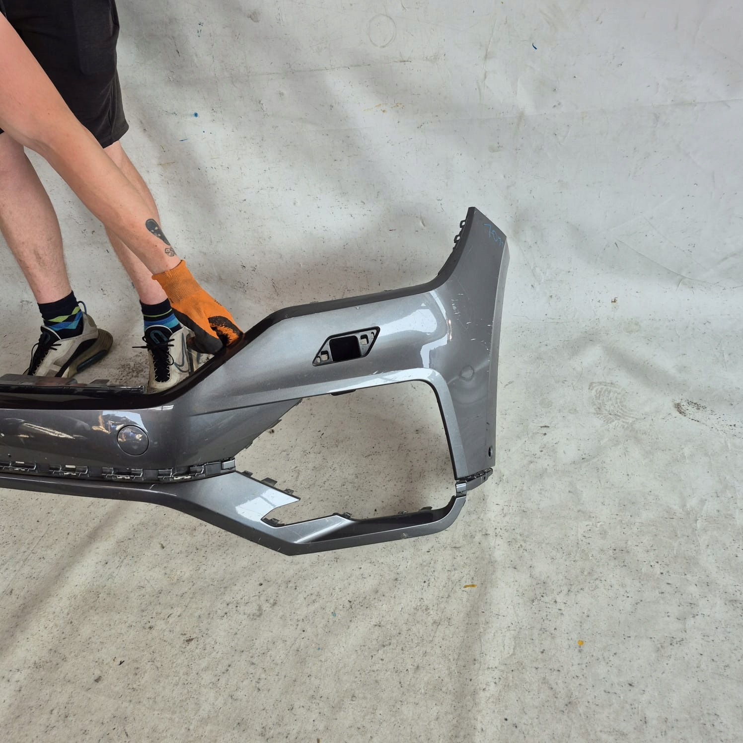 VW TOUAREG III 760 18- bumper front front 760807221E