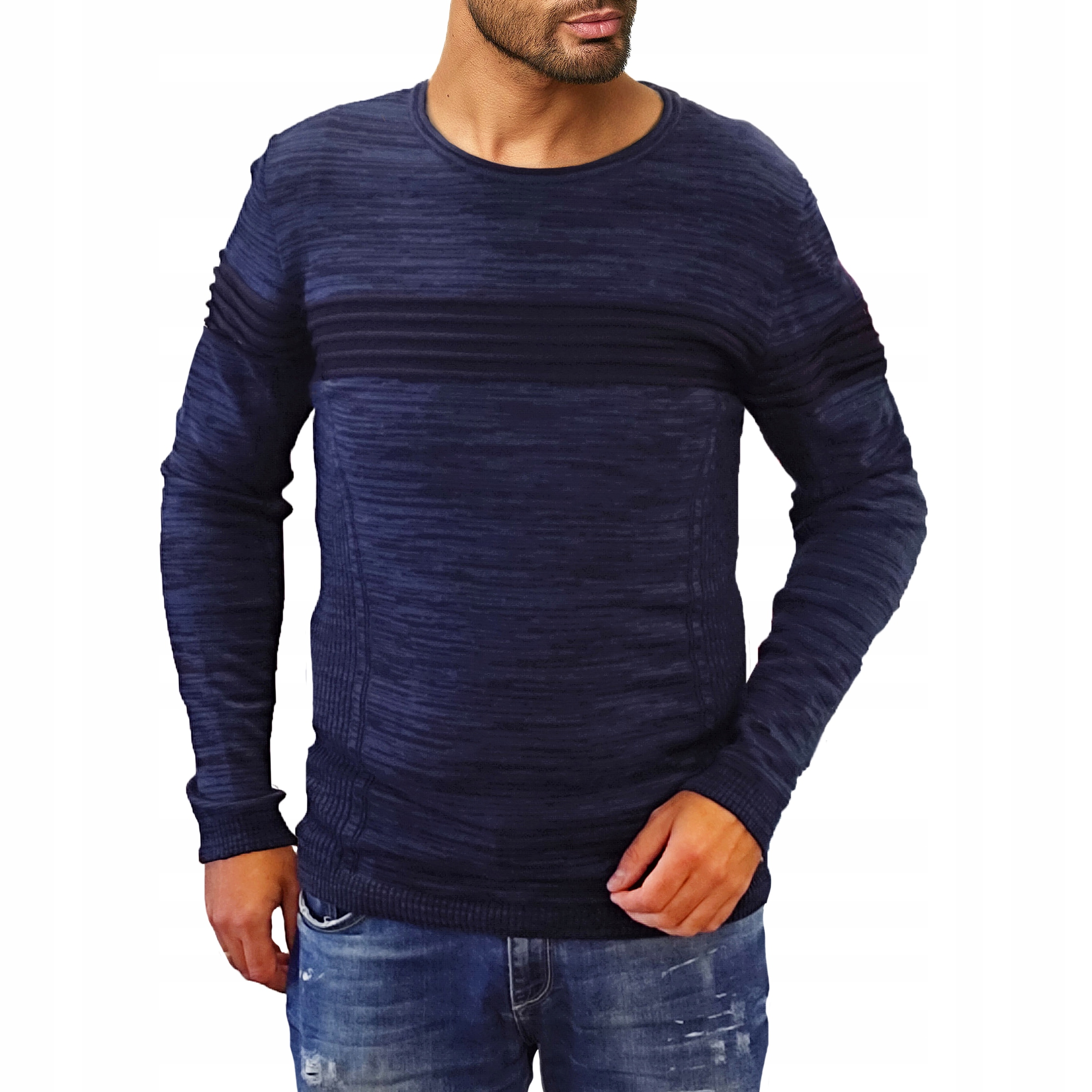 

Cipo Baxx Sweter Męski Delikatny Slim