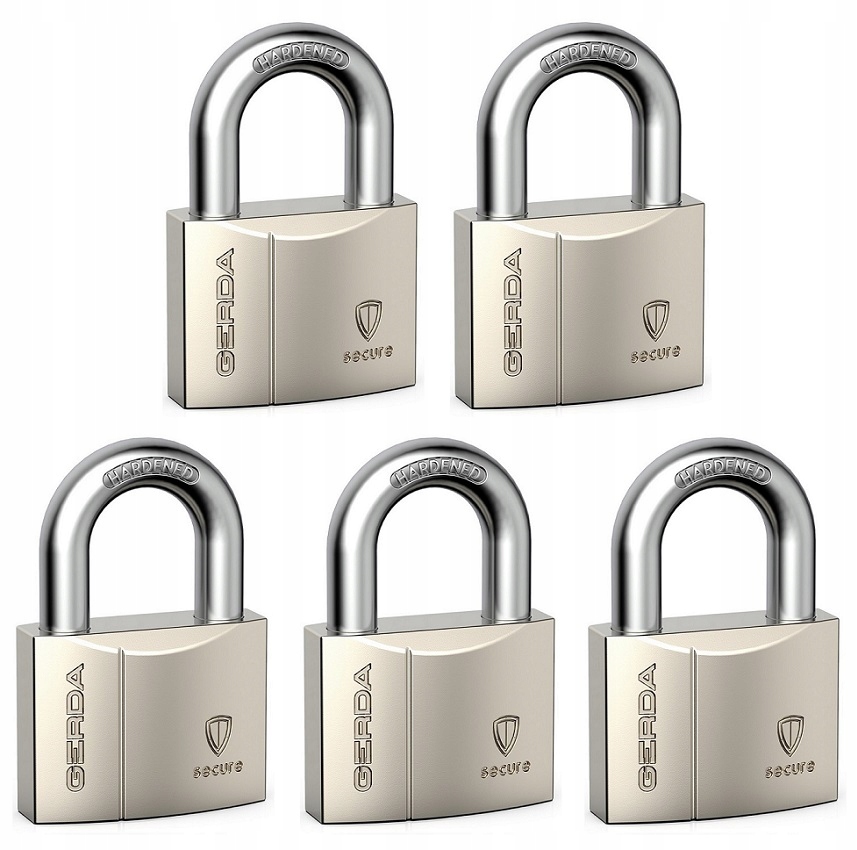 

Gerda Secure 5 Kłódki System Jednego Klucza 40