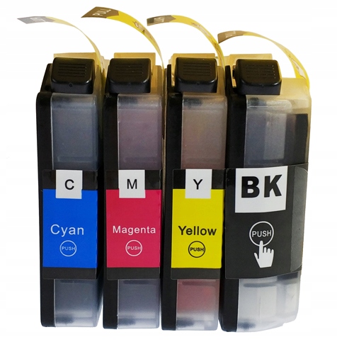 

4x Tusze do Brother LC123 DCP-J132W DCP-J152W