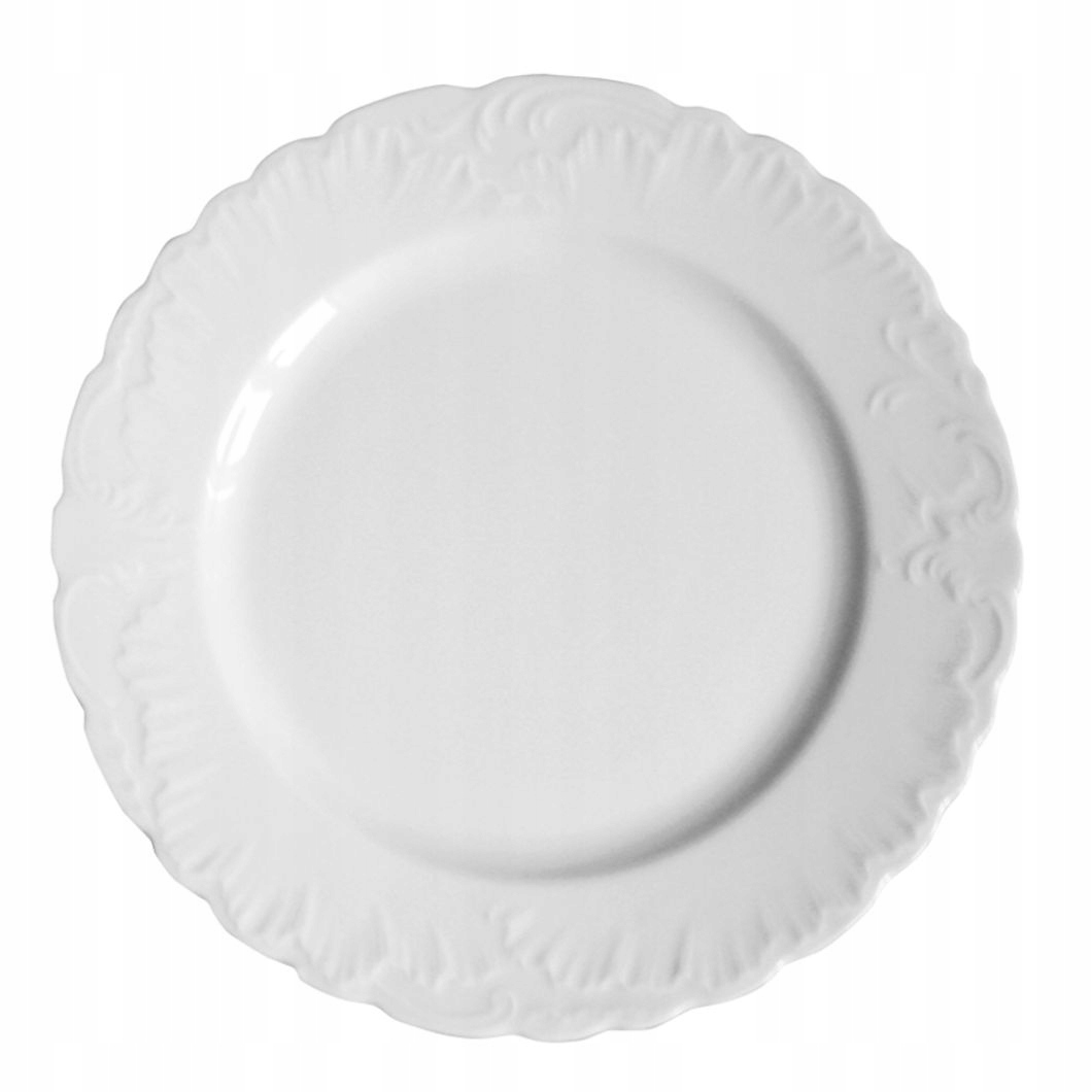 

Talerz Deserowy Rococo 19 cm 0001 Ćmielów Biały