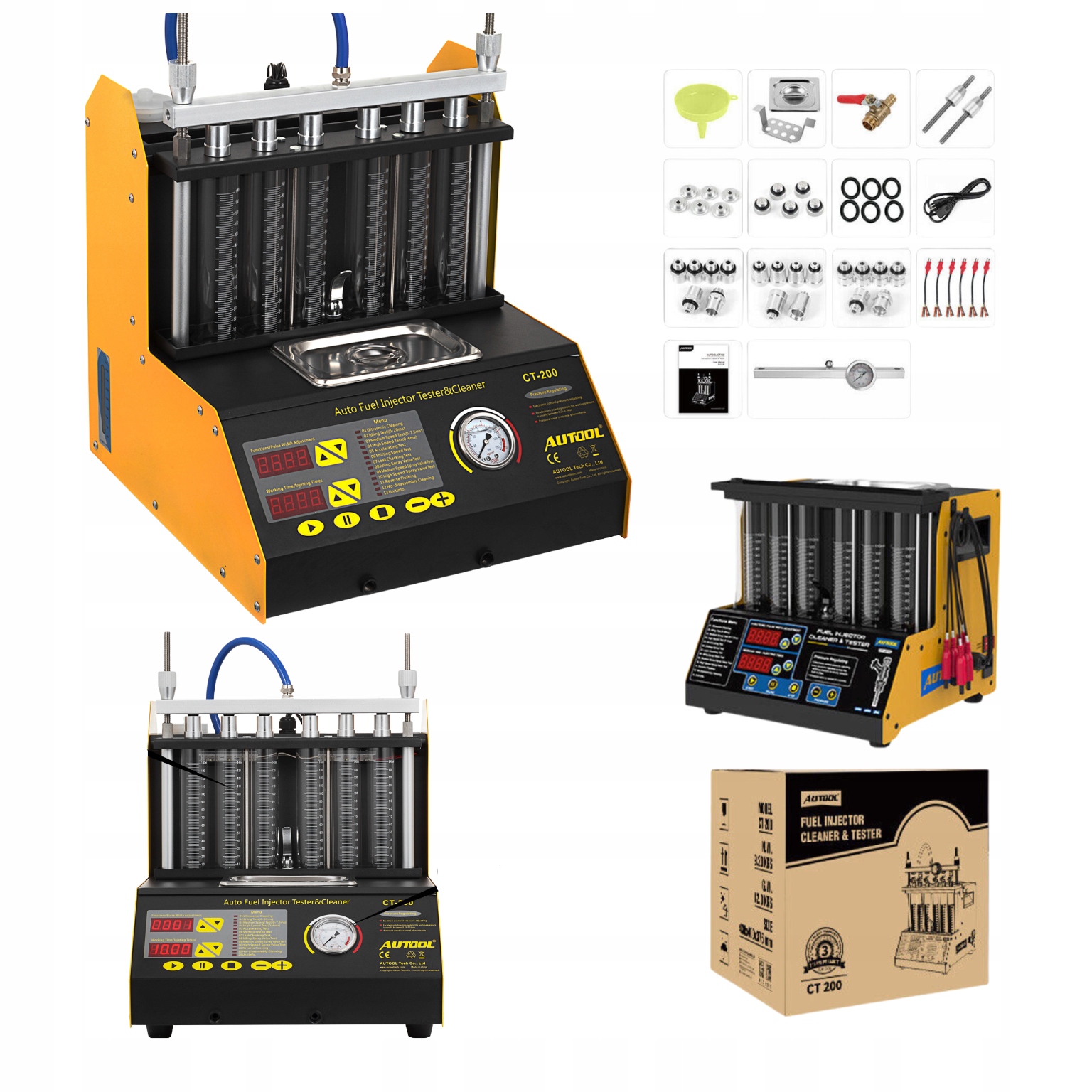 Zařízení Stroj Na Čištění Vstřikovačů Paliva Tester Gdi Benzín