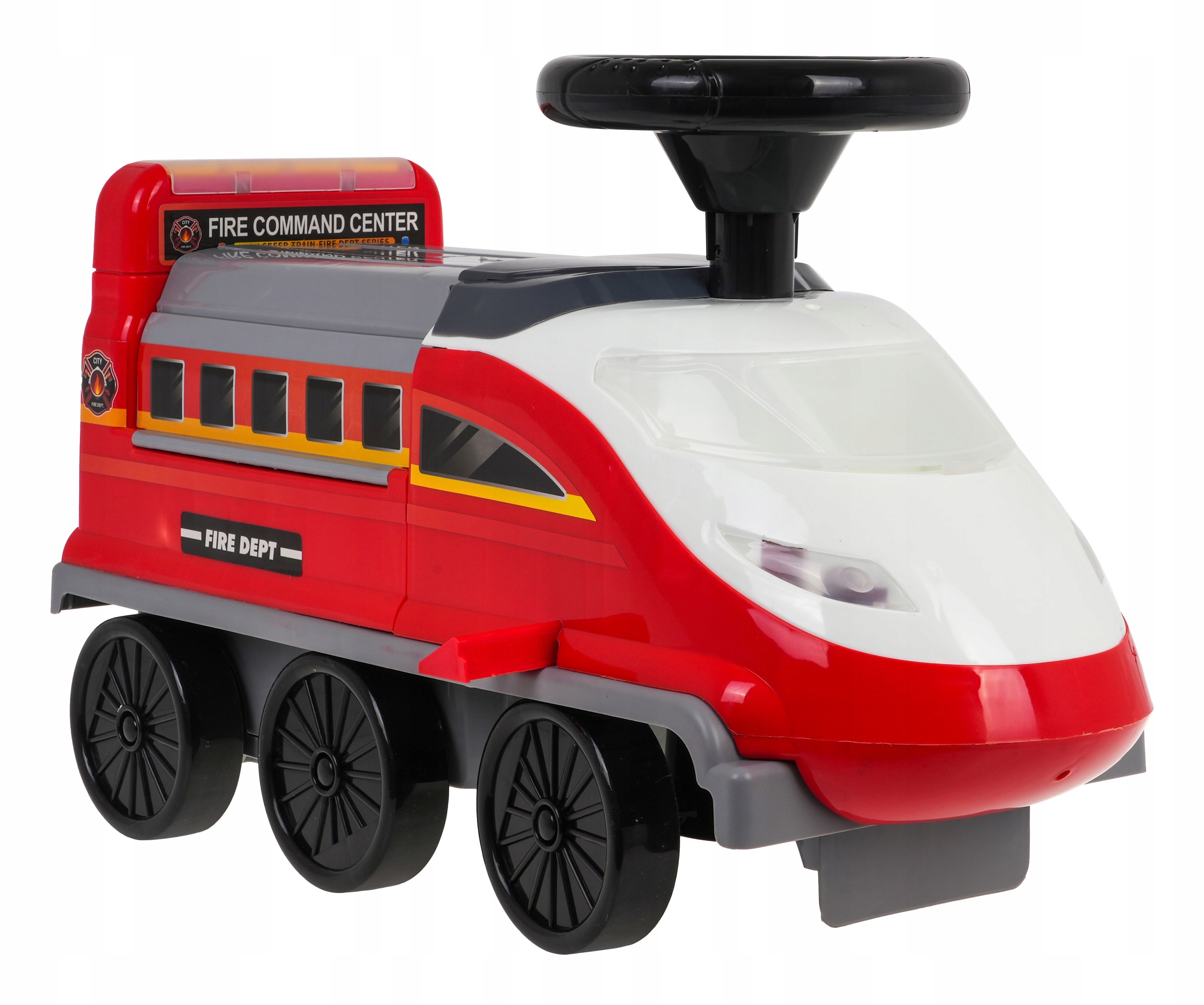 Straż Pożarna interaktywny jeździk dla dziecka parking strażacki