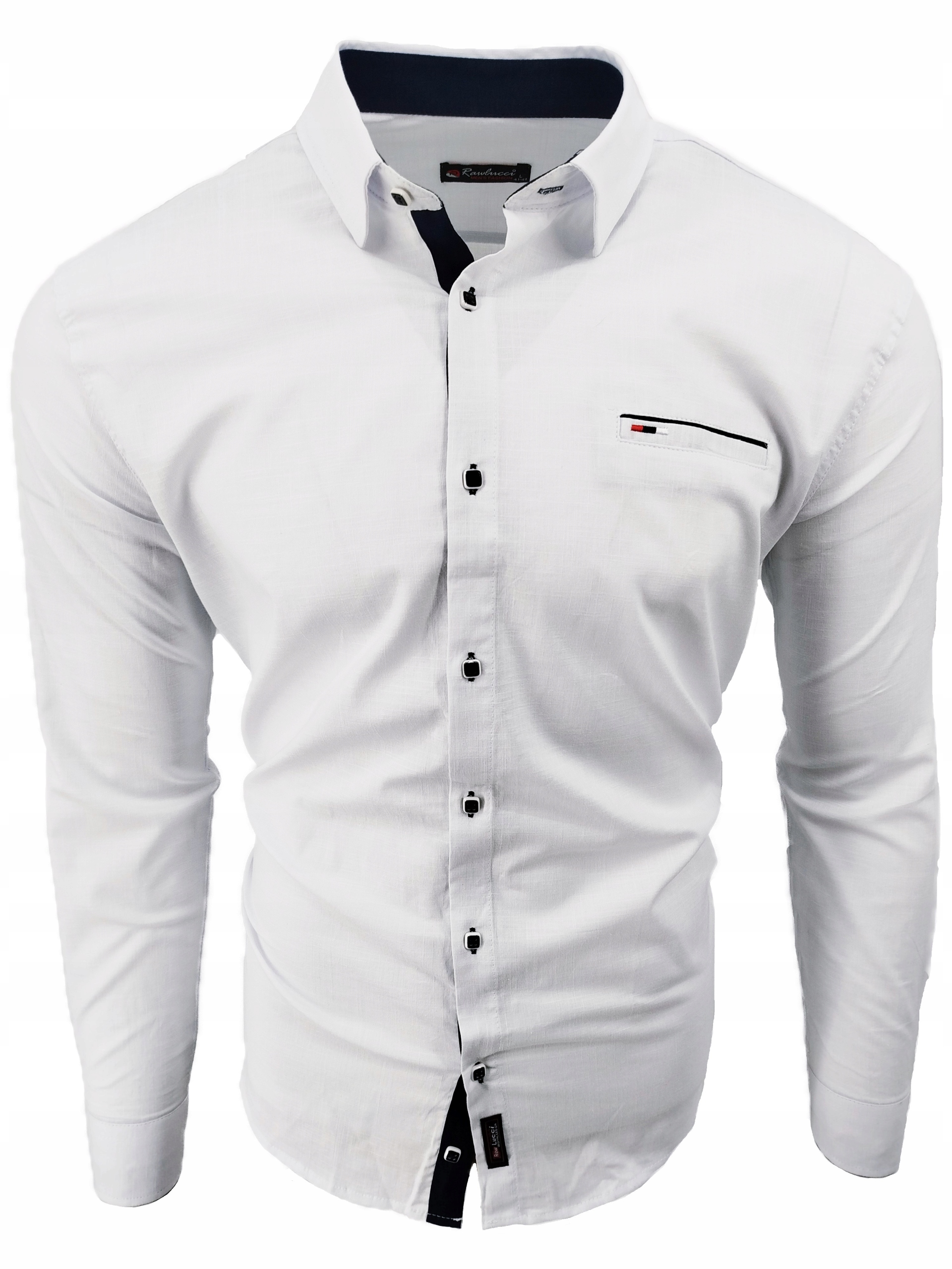 Pánská Košile S Bílým Límcem Sign 008 Velká 7XL 55/56