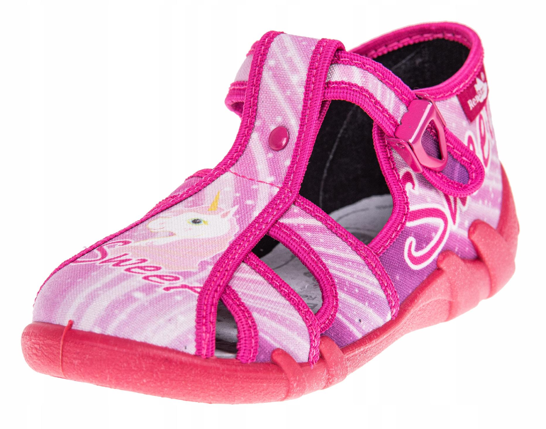 

Renbut Sandałki kapcie różowe konik Pony 23