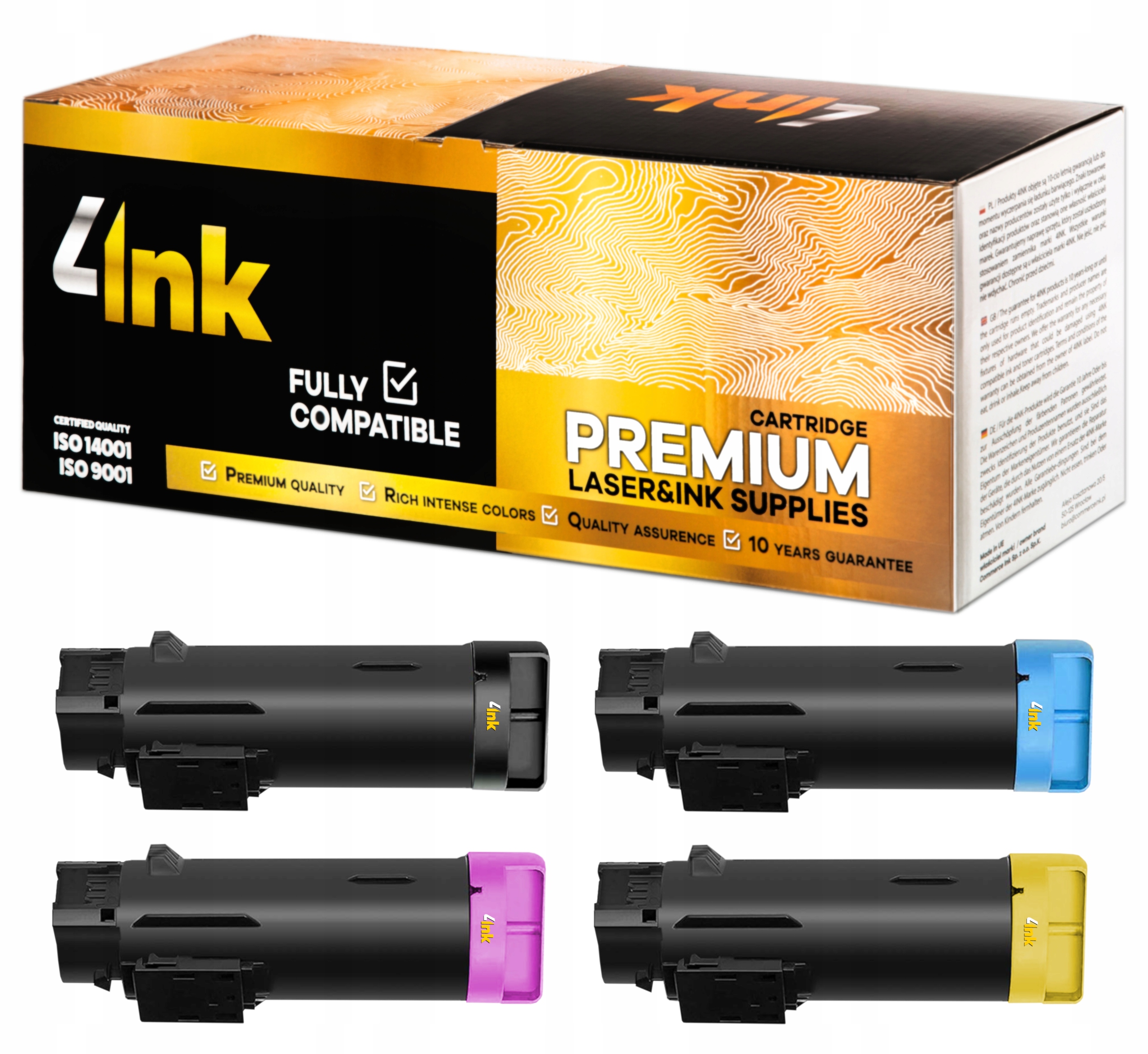 

4x Toner Do Xerox Workcentre 6515 Dn Dni Dnm Dns N