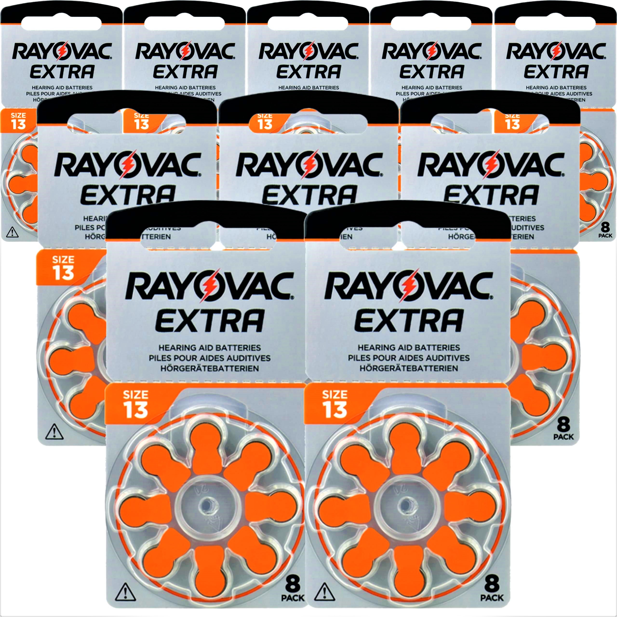 

Baterie Rayovac Do Aparatów Słuchowych 13 Mf x80