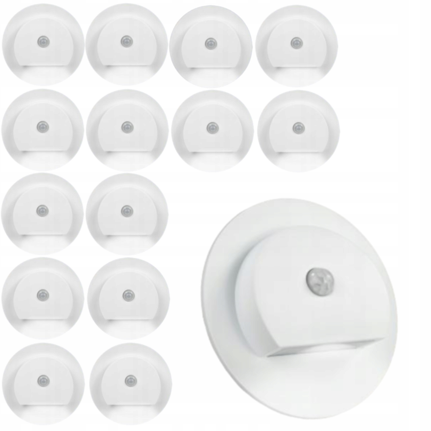 15 X Led Schodišťová Lampa 230V, Lampa Na Schody, Senzor Pohybu Soumraku