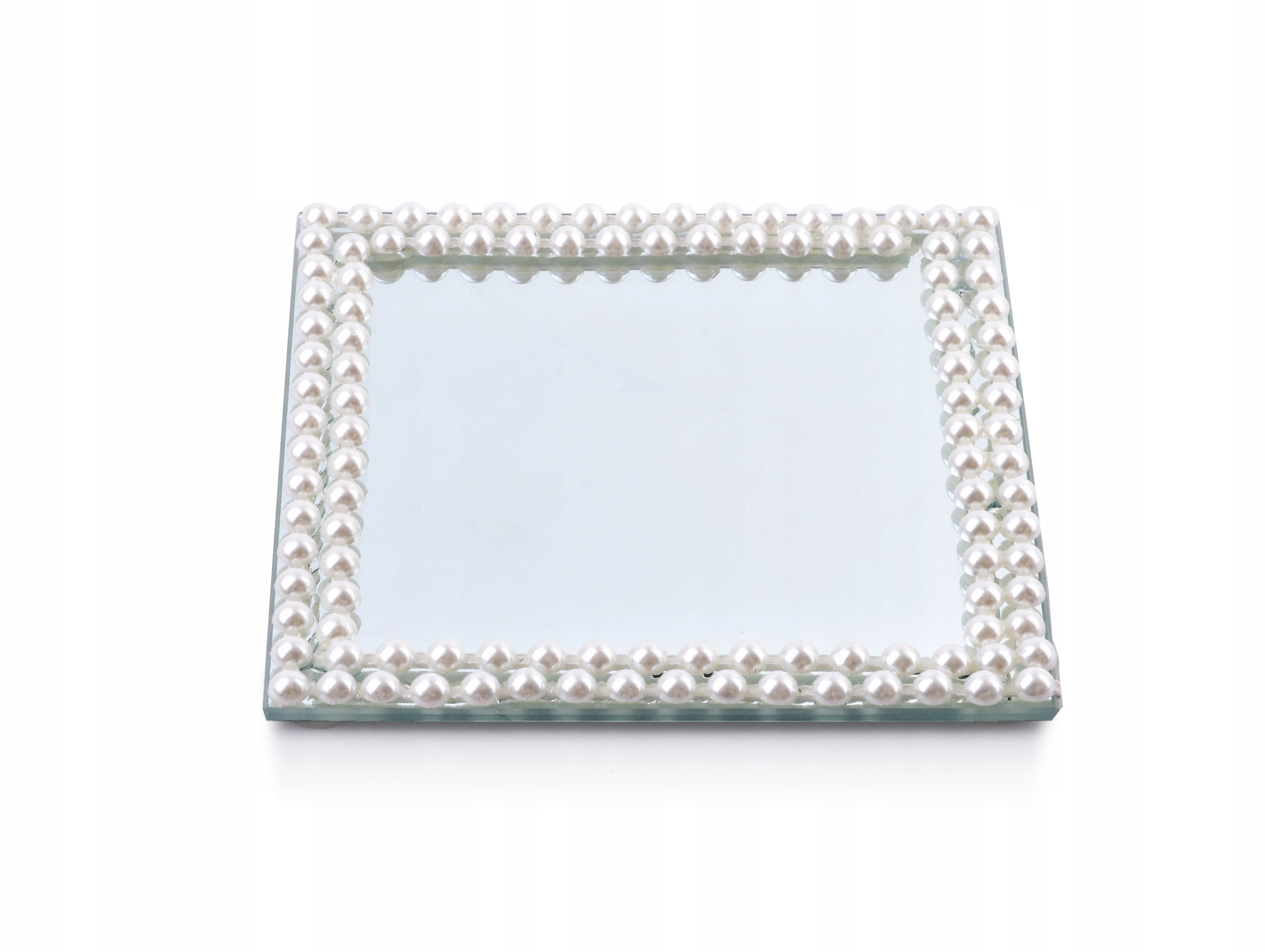 MARGOT PEARL podstawka  lusterko  15 x 15 x h 1cm — 2