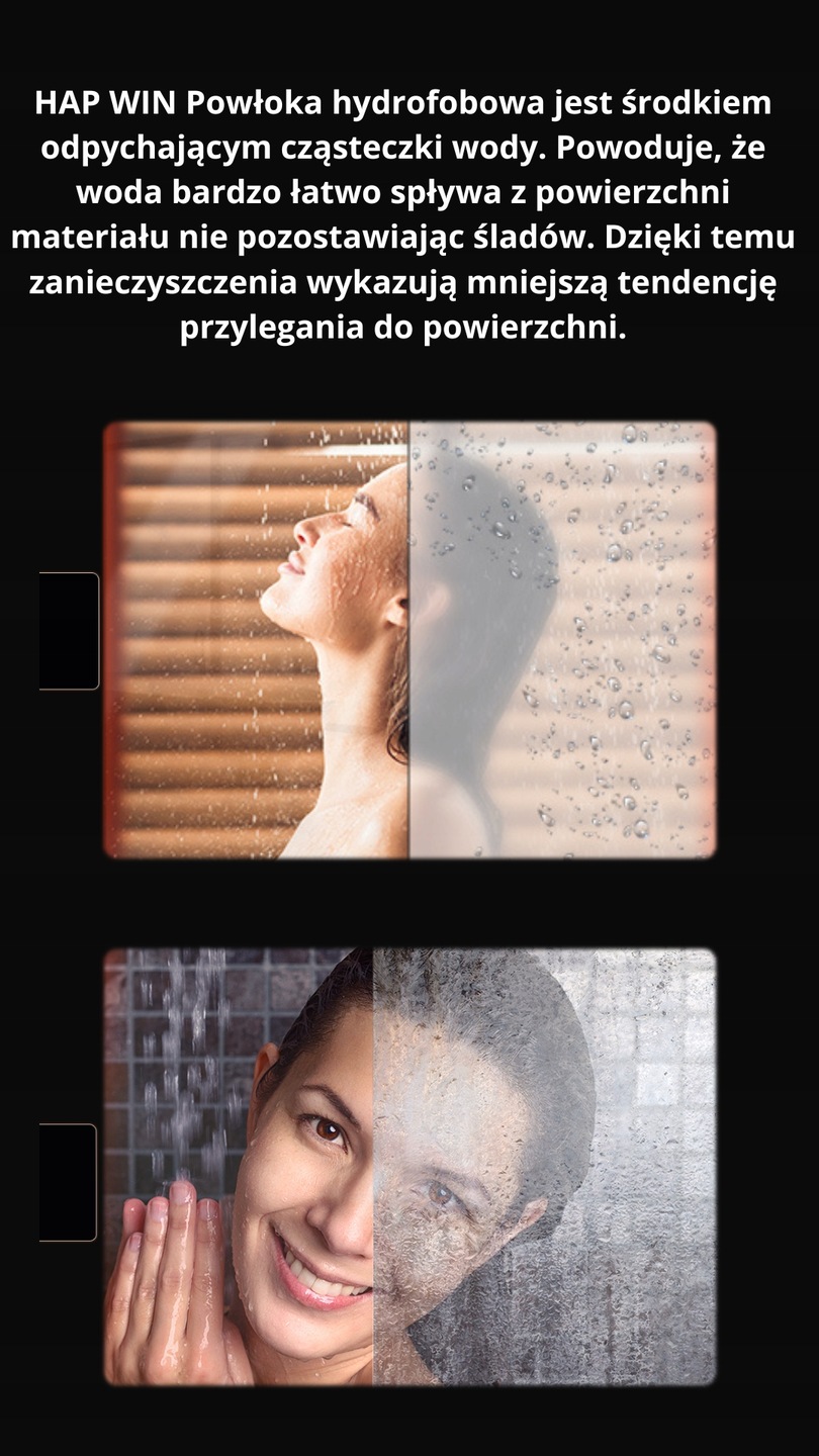 HAP WIN POWŁOKA HYDROFOBOWA IMPREGNAT DO SZYB KABIN SZKŁA POWŁOKA OCHRONNA Marka Hap Win